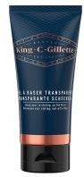 King C Gillette transparante scheergel 150 ml - voor heren