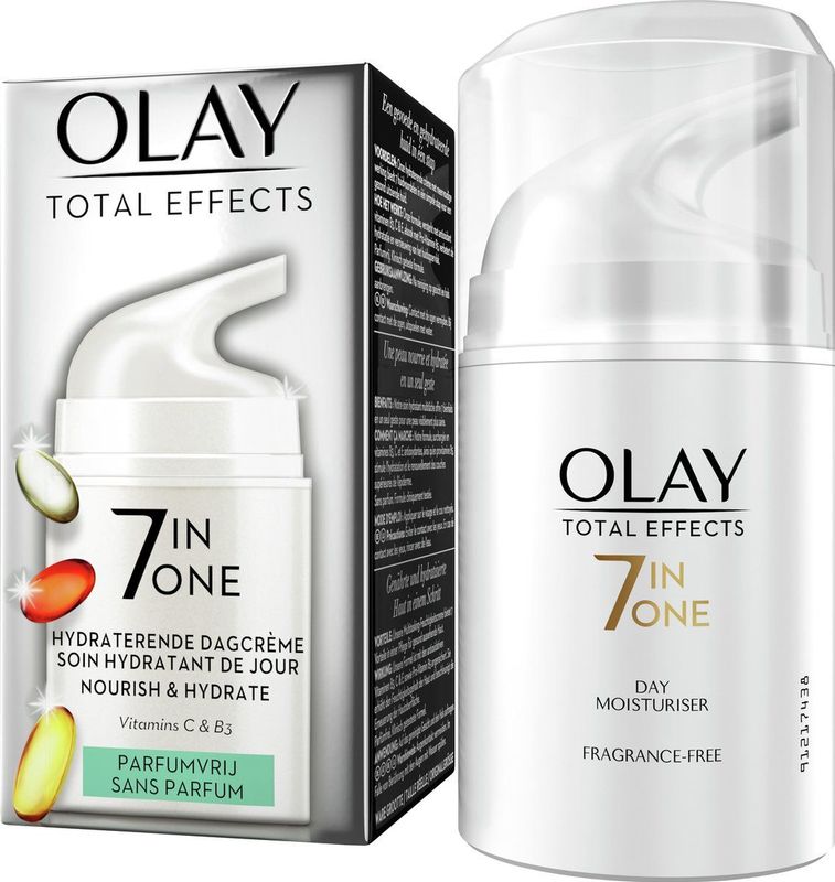 Olay - Total Effects - Hydraterende Dagcrème - Parfumvrij - 50 ml