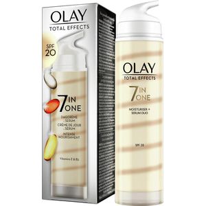 Olay Total Effects Hydraterende Dagcrème En Serum Duo - SPF 20 - 40ml