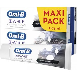 Whitening Therapy intensieve reiniging tandpasta 2 x 75 ml 3D White Oral-B