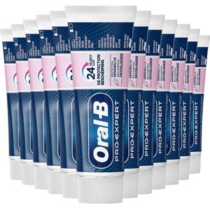 Oral-B - Pro-Expert Sensitive + Whitening - Tandpasta - 12x - Fluoride - Munt