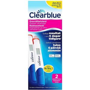 Clear Blue Pregnancy Test Digital Ultra Early 2 St.