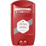 Old Spice Originele deostick voor mannen, 50 ml, 48 uur frisheid, langdurige geur in parfumkwaliteit, 0% aluminiumzouten, geen vlekken op zwart en wit, gemaakt van 50% gerecycled plastic