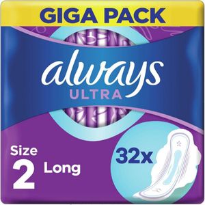 Always - Ultra - Maandverband - Long - 32 Stuks - Giga Pack