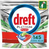 Dreft Platinum Plus All In One - Vaatwastabletten - Voordeelverpakking 5x29 stuks