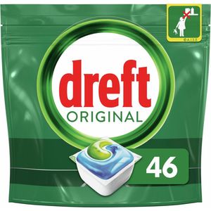 Dreft Original All In One Vaatwascapsules Regular 46 stuks