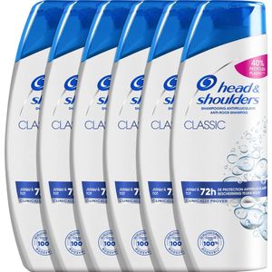 Head & Shoulders - Classic Anti-Roos Shampoo - Voordeelverpakking - 6 x 285 ml