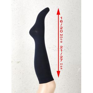 Ibici - Skywalk Unisex Middelhoge Compressie Business- en Reissokken - Blauw - M