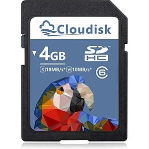 Cloudisk SD-kaart 4GB SDHC Klasse 6 Flash Memory Card 4 GB Digitale Camerakaarten