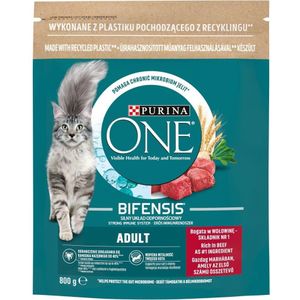 Kattenvoer Purina One Bifensis Adult Volwassen Kalfsvlees 800 g