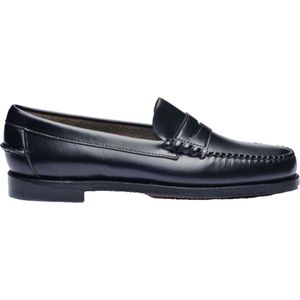 Sebago - Handgemaakte Leren Mocassins - Zwart - Leer