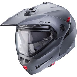 Caberg Tourmax X, opklapbare helm, Mat-Grijs, M