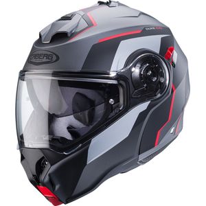 Caberg - Duke Evo Move - Systeemhelm - Mat Zwart Grijs Rood