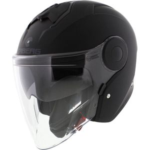 Caberg - Soho - Jethelm - Mat Zwart - Polycarbonaat Schaal