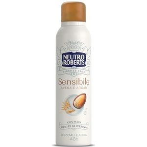 Neutro Roberts Avena e Argan Deodorant Spray met 48-Uurs Werking 150 ml