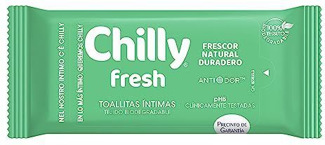 Chilly Toallitas Chilly Gel reinigingsdoekjes, 6 stuks