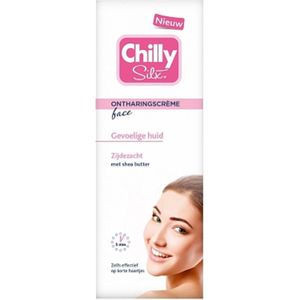 Chilly Silx Ontharingscreme Gezicht Gevoelige Huid 50 ml