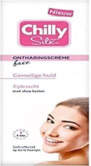Chilly Silx Ontharingscreme Gezicht Gevoelige Huid 50 ml