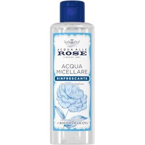 Acqua alle Rose, Verfrissend micellair water voor alle huidtypes, versnipperen en reinigt gezicht, ogen en lippen, met gedestilleerd damastrozenwater voor revitalisering, zonder