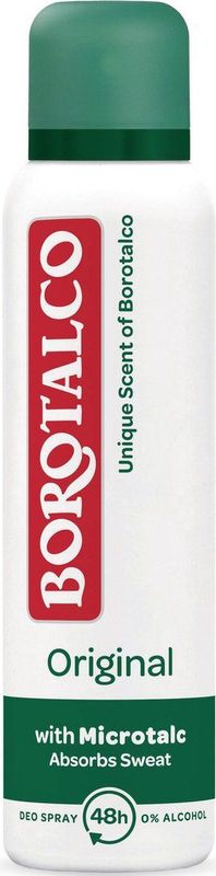 Borotalco - Deodorant Spray - Original - 150 ml - Active Crystal Talc©