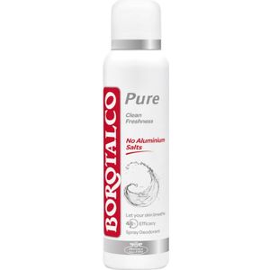 Borotalco - Pure Deodorant Spray - 150 ml - Zonder Aluminiumzouten