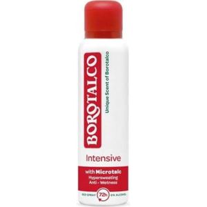 Borotalco - Deodorant Spray Intensive - 150 ml - Dermatologisch Getest