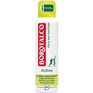 Borotalco - Deodorant Spray - Active - Citrus & Lime Fresh - 150 ml