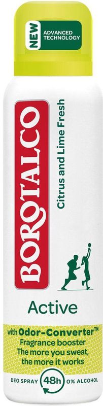 Borotalco - Deodorant Spray - Active - Citrus & Lime Fresh - 150 ml