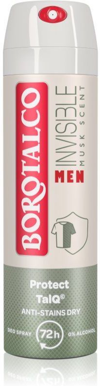 Borotalco - MEN Invisible Deodorant Spray - Musk - 150 ml