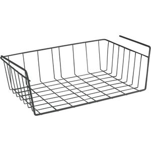 Metaltex - Hangmand - Zwart - Metaal - Ruimtebesparende Opberger