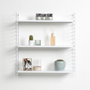 Tomado - Boekenrek - Wit - Staal en Metaal - Uitbreidbaar
