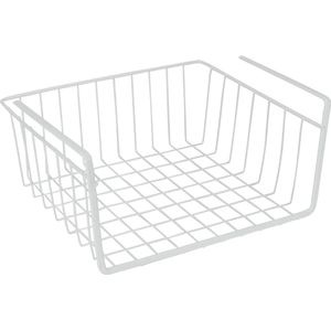 Metaltex - Kasthangmand Babatex - 30 cm - hangmandje voor onder plank - wit