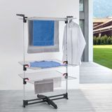 Tomado - Ciclone Vario - Droogtoren - Zilvergrijs - Aluminium en Metaal - 38 Meter Drooglengte