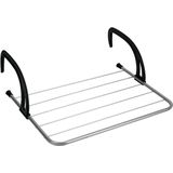 Tomado - Droogrek Favonio voor radiator, deur, balustrade of balkon - 3 meter drooglengte - Zilvergrijs