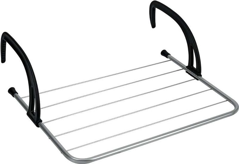 Tomado - Droogrek Favonio voor radiator, deur, balustrade of balkon - 3 meter drooglengte - Zilvergrijs