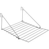 Tomado - Droogrek Breda - 7 meter drooglengte - Ophangen aan radiator, deur, douchewand of balkon - Matzwart