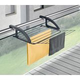 Metaltex  Bries Droogrek - 6m Drooglengte - Ophangbaar - Zwart