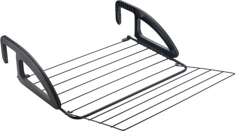 Metaltex  Bries Droogrek - 6m Drooglengte - Ophangbaar - Zwart