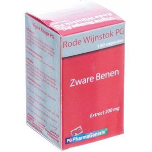 PharmaGenerix Rode Wijnstok Capsules 120 stuks