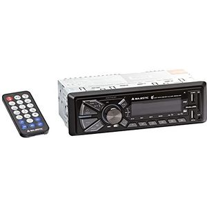 Majestic DAB-442 BT autoradio RDS FM stereo, Dab+ PLL, Bluetooth, dubbele USB, SD/AUX-in-ingang, 180 W (45 W x 4 kanalen), zwart