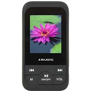 Majestic - SDA-8071R - MP3-speler - Zwart - 8 GB - 1.8 inch TFT-display