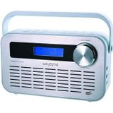 Majestic - DAB-843W - Digitale Draagbare Radio - Zilver - DAB+ en FM