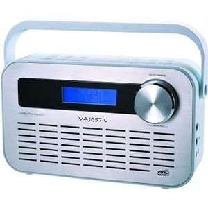 Majestic - DAB-843W - Digitale Draagbare Radio - Zilver - DAB+ en FM