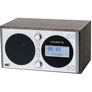 Majestic - WR-162 - DAB Digitale Radio - Zilver - Hout