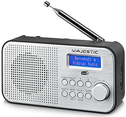 Majestic - RT-194 - Draagbare Digitale Radio - Blauw - DAB+, FM, PLL