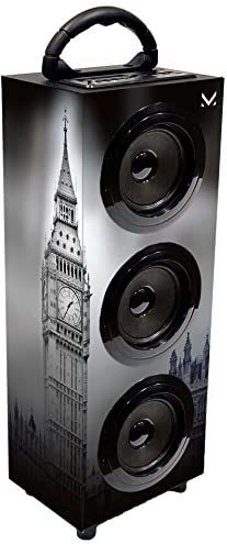 Majestic TS 100BT USB SD AX Multimedia Bluetooth Audio System 3 luidsprekers en 1 subwoofer, oplaadbare batterij, USB/SD/AUX-ingang, afstandsbediening, Londen
