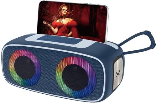 Majestic FIRE 13 Draagbare bluetooth-luidspreker, 5 led-lichteffecten, USB/microSD/AUX-IN, oplaadbare batterij, TWS-functie, sleuf voor smartphone