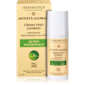 Athena L'Erborisation Gezichtscrème Global Anti-Aging 50 ml met hyaluronzuur 50 ml