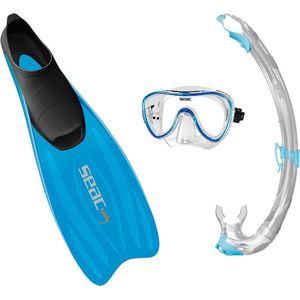 SEAC Snorkeling Set Tris Easy Ad, blauw, 46-47