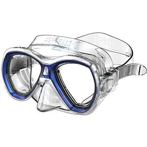 Seac Elba Junior Soft zwem- en snorkelmasker, Doorzichtige Silicone, Twee Lenzen.